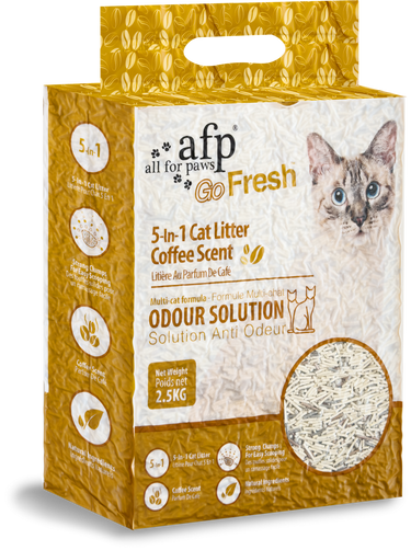 Clumping 5-in-1 Cat Litter - Coffee scent/6 L